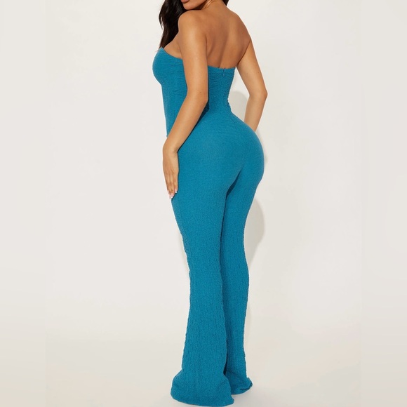 Tulum Night Jumpsuit—Teal - Picture 4 of 4